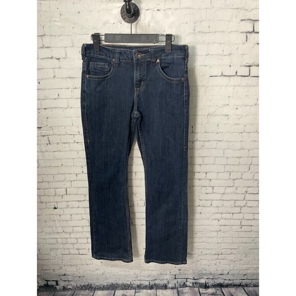 Cowgirl Tuff JUST TUFF JEANS Dark Wash Bootcut Trouser Pant Sz. 27x31 (U2) - Picture 4 of 10